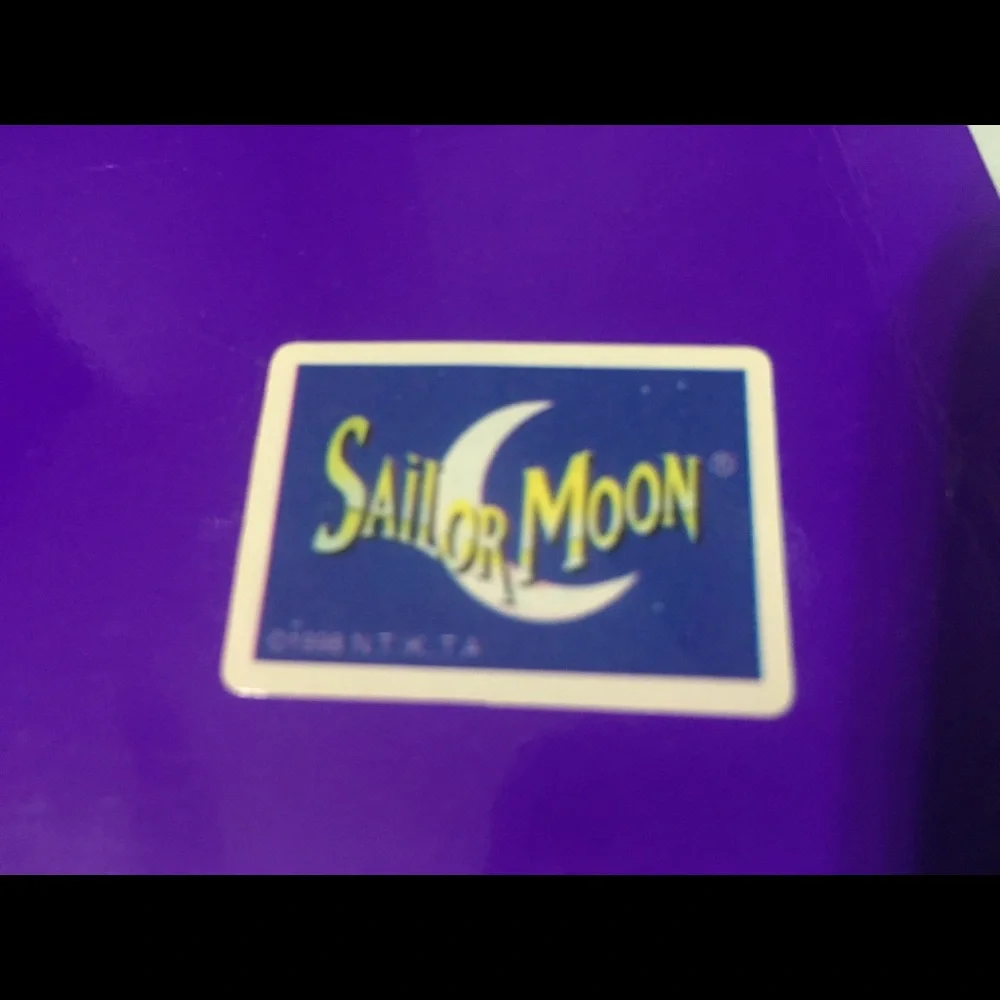 SAILOR MOON Stickers On Purple Folder